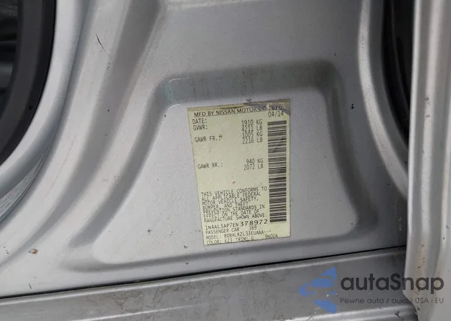 1N4AL3AP7EN378972: 43545649