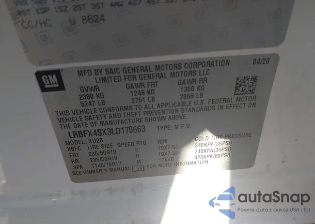 LRBFX4SX3LD170663: 43545692