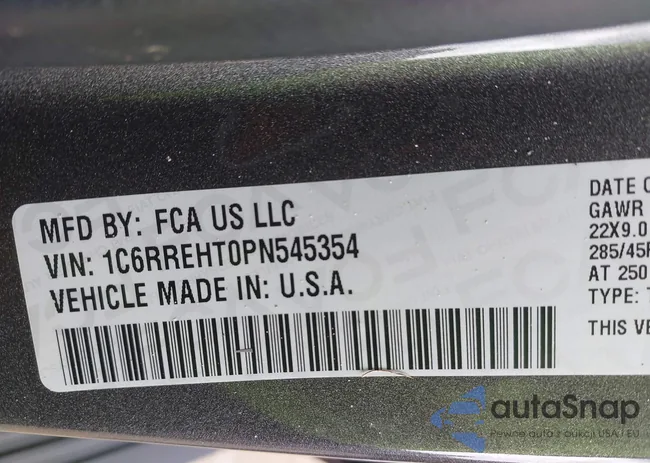 1C6RREHT0PN545354: 43545811