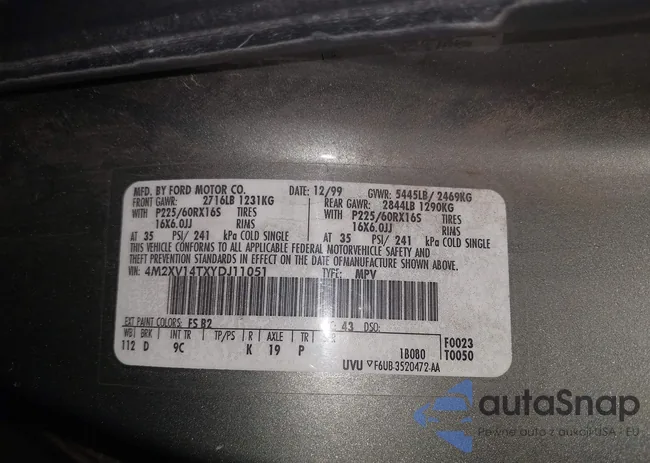 4M2XV14TXYDJ11051: 43545053