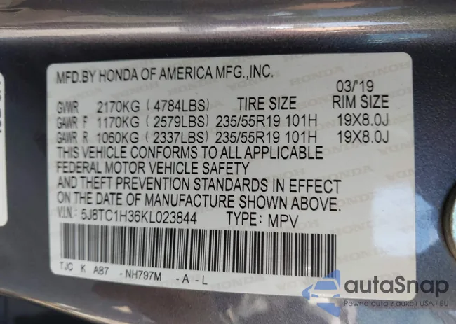 5J8TC1H36KL023844: 43545189