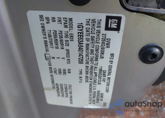 1GYEE63A640147258: 43546378