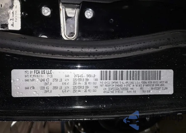 3C4PDCGG0JT495568: 43546580