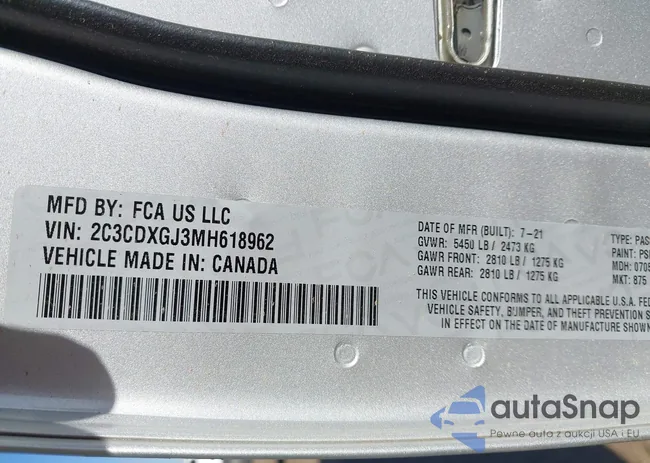 2C3CDXGJ3MH618962: 43546027