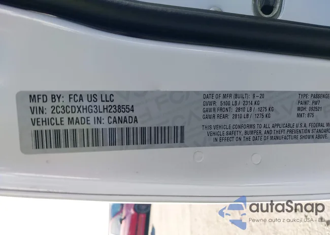 2C3CDXHG3LH238554: 43547469