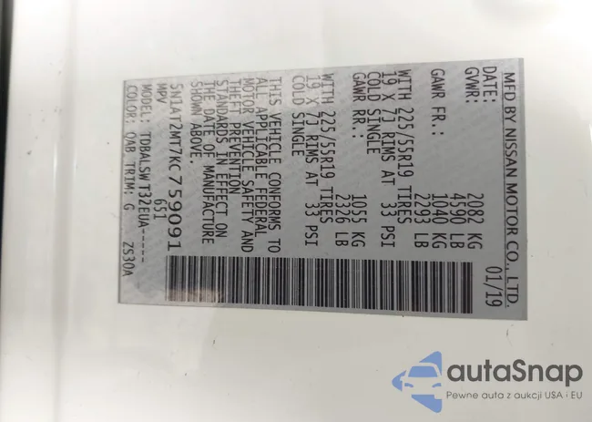 5N1AT2MT7KC759091: 43547814