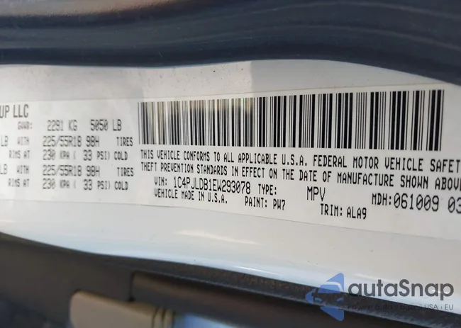 1C4PJLDB1EW293078: 43547071