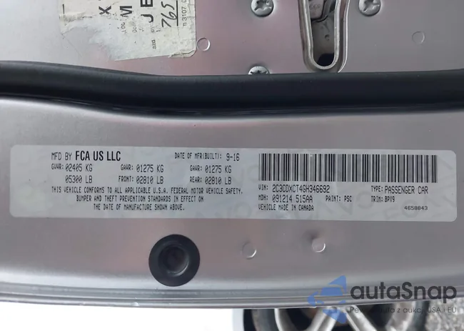 2C3CDXCT4GH34669: 43548547