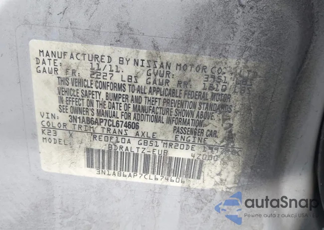 3N1AB6AP7CL674606: 43548778