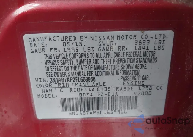 3N1AB7AP3FL659966: 43547997