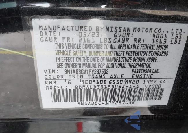 3N1AB8CV1PY287632: 43548148