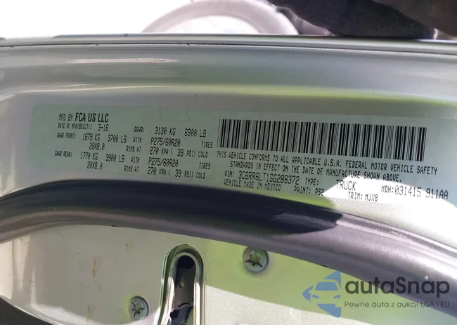 3C6RR6LT1GG288372: 43548252