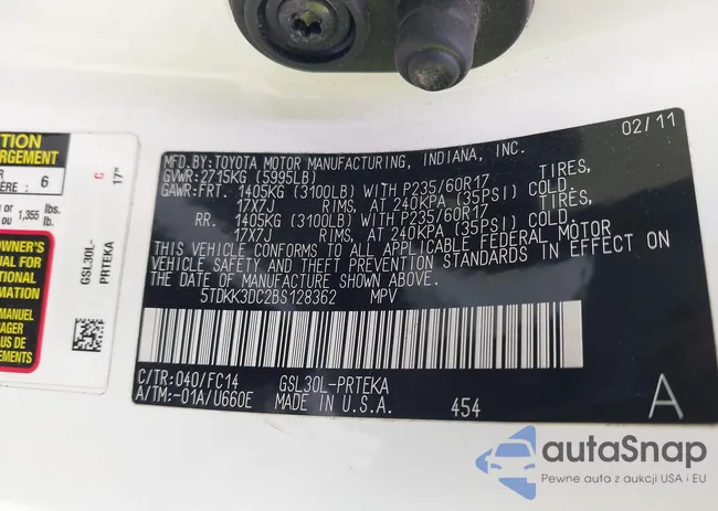 5TDKK3DC2BS128362: 43549586