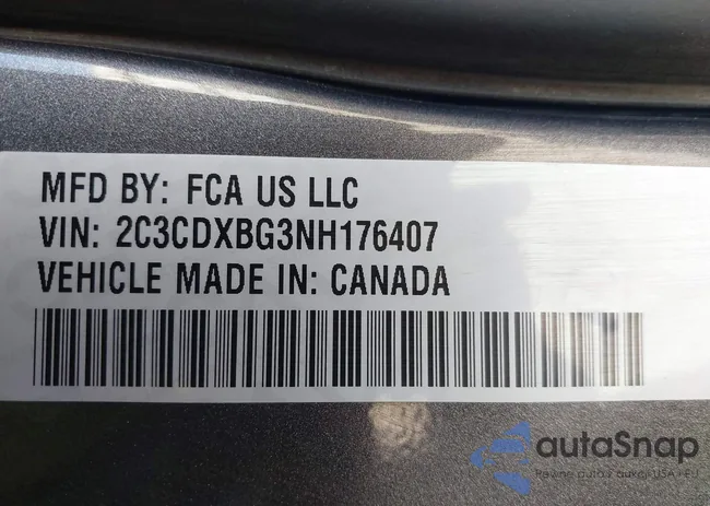 2C3CDXBG3NH176407: 43549745