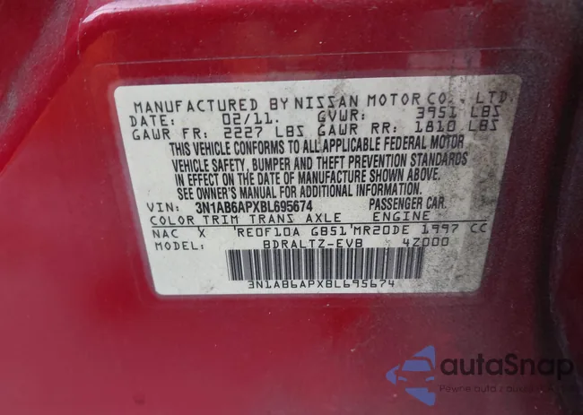 3N1AB6APXBL695674: 43549796