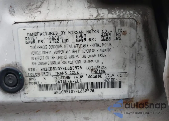 3N1CB51D74L882978: 43549261