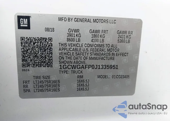 1GCWGAFP0J1335951: 43549306