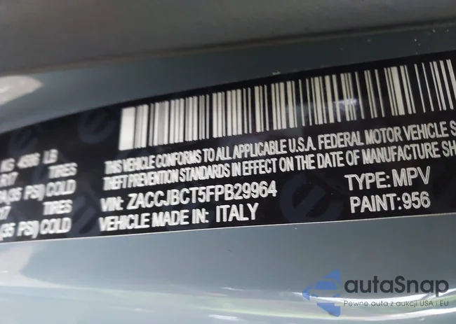 ZACCJBCT5FPB29964: 43550398