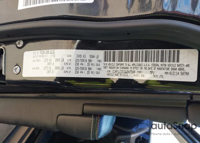 1C4PJLCS1GW247500: 43550477