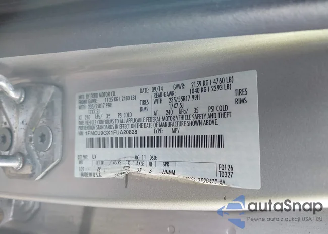 1FMCU9GX1FUA20828: 43550571