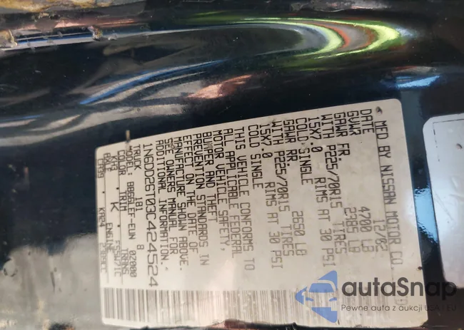 1N6DD26T03C424524: 43550631