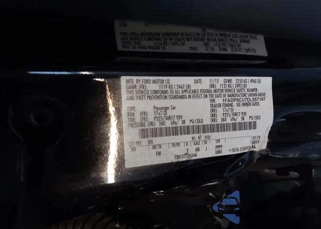 1FADP5CU7DL557197: 43550802