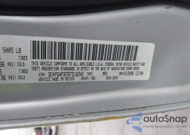 3D4PG4FB7BT516245: 43550253