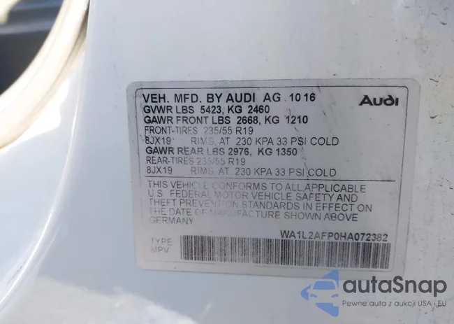 WA1L2AFP0HA072382: 43551711