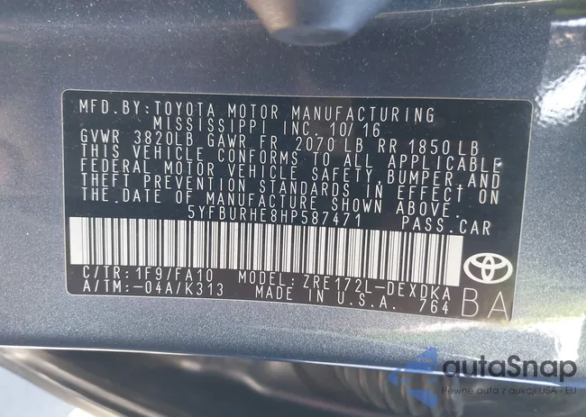 5YFBURHE8HP587471: 43551827