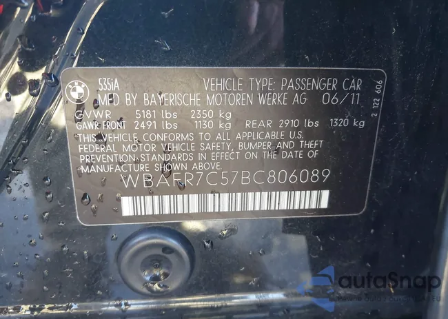 WBAFR7C57BC806089: 43551955