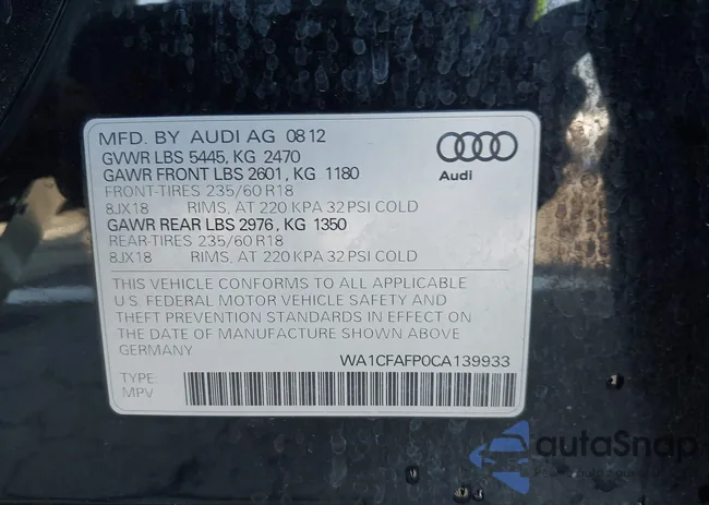 WA1CFAFP0CA139933: 43551177