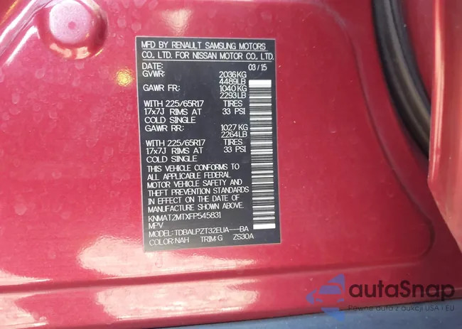 KNMAT2MTXFP545831: 43551192