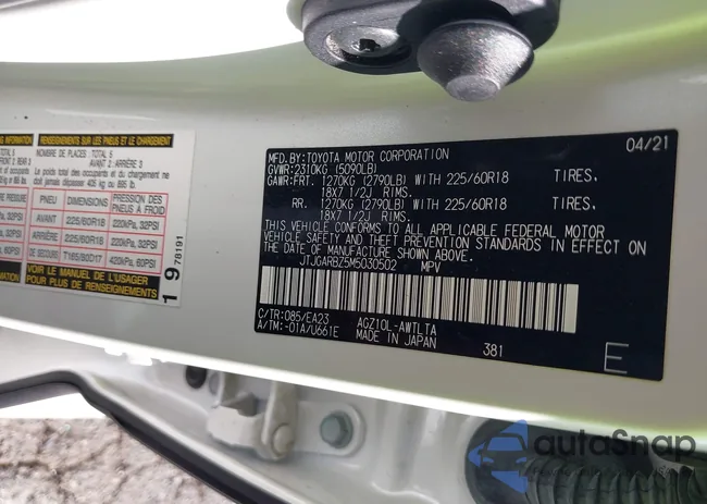 JTJGARBZ5M5030502: 43551300