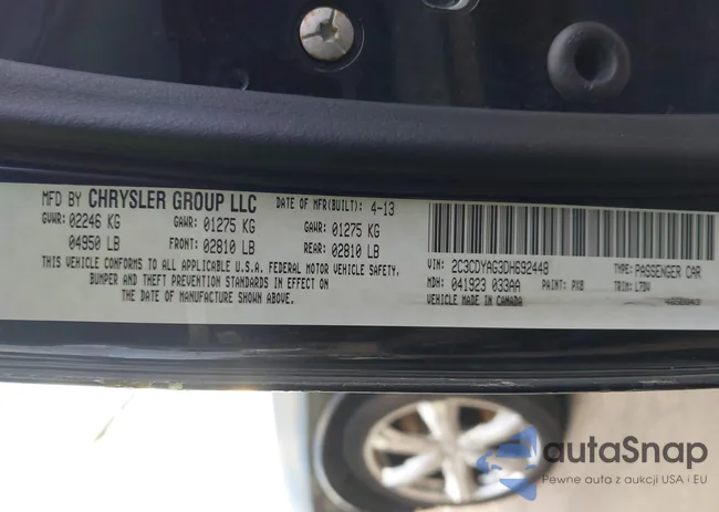 2C3CDYAG3DH692448: 43552608