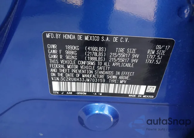 3CZRU6H33JM703159: 43552614