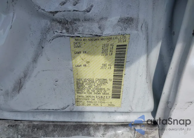 1N4AL3AP1FN358217: 43552837