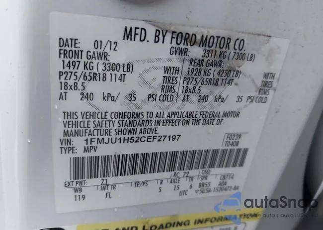 1FMJU1H52CEF27197: 43552839