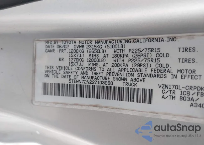 5TEWN72N22Z103680: 43552955