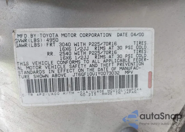 JT6GF10U1Y0073032: 43552039