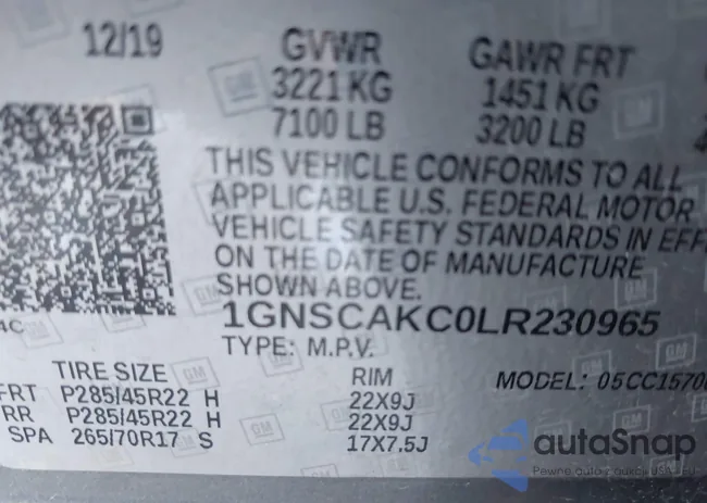 1GNSCAKC0LR230965: 43552192