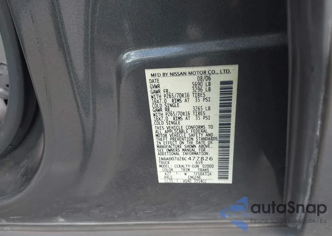 1N6AD07U26C477826: 43552295