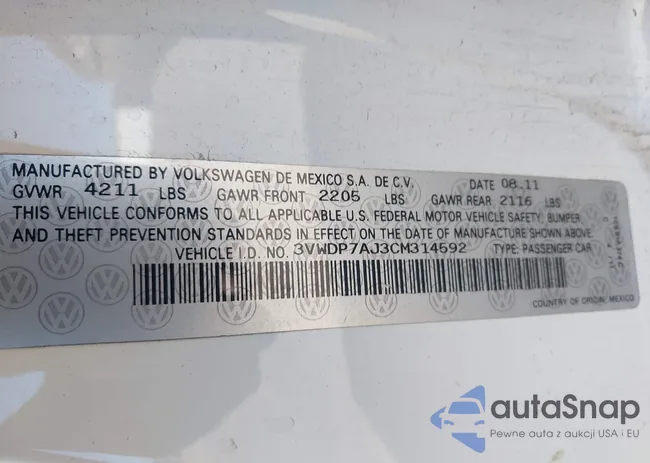 3VWDP7AJ3CM314592: 43553055