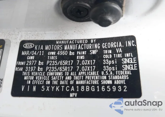 5XYKTCA18BG165932: 43553194