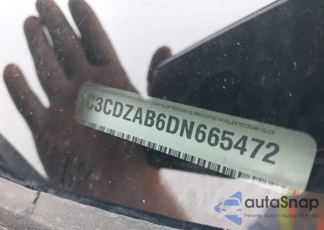 1C3CDZAB6DN665472: 43554396