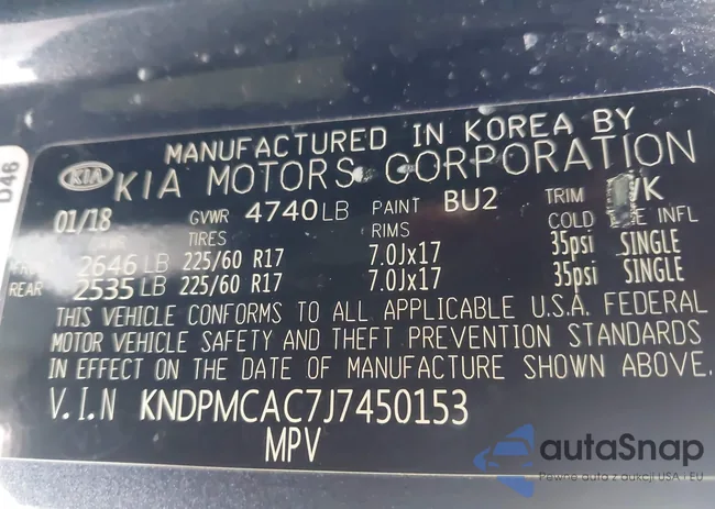 KNDPMCAC7J7450153: 43554699