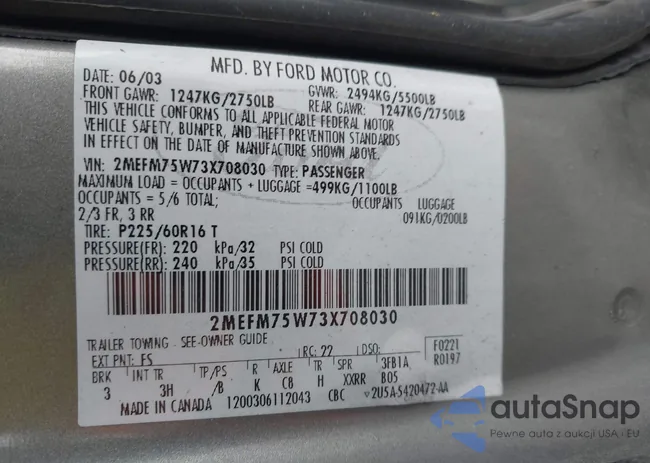 2MEFM75W73X708030: 43554715