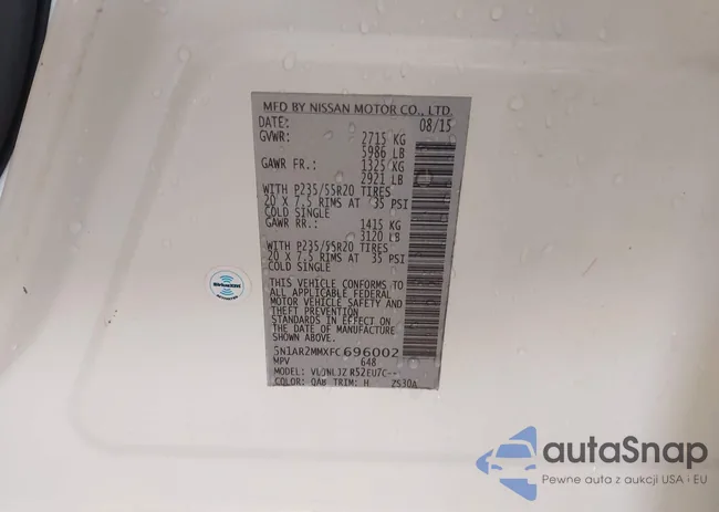 5N1AR2MMXFC696002: 43554824