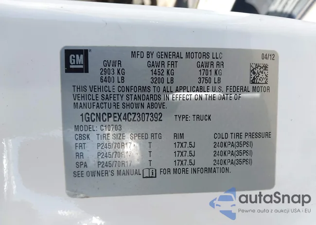 1GC1KVCG0BF188538: 43554827