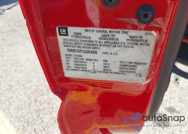 1GNEC16T12J264336: 43554845