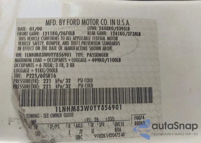 1LNHM83W0YY856901: 43554952